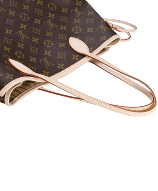 "L.*V Monogram, Neverfull M40157, Brown, Luxury Handbag, Signature Monogram Canvas"