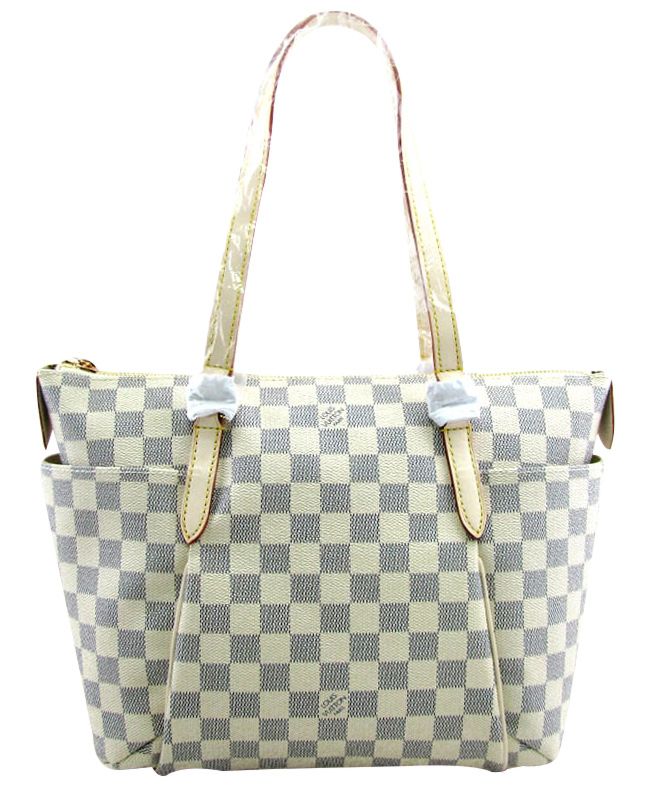 L.*V Damier Totally N51261 White