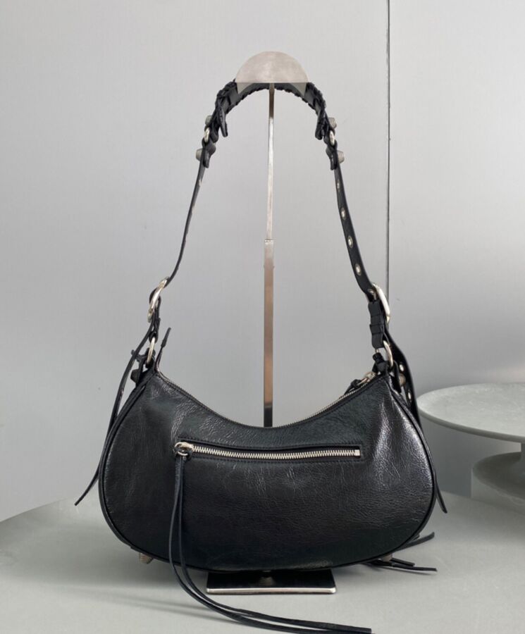 Balen.ciaga Le Cagole Small Shoulder Bag Black