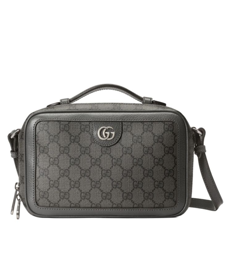 G.U.C.C Ophidia Small, GG Supreme Canvas, Double G