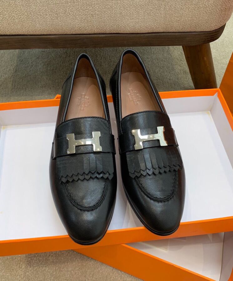 Her..mes Women’s Royal Loafer Black