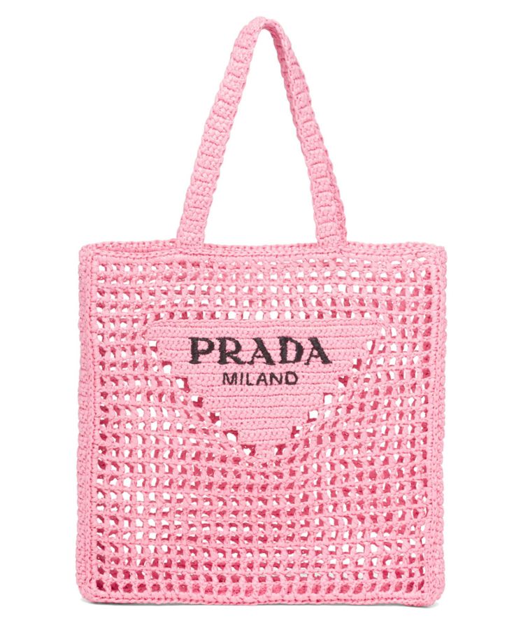 Pra.-da Raffia Tote Bag 1BG393