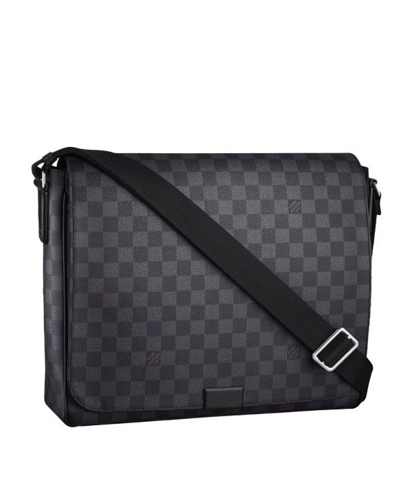 L.*V Damier District N41271 Black