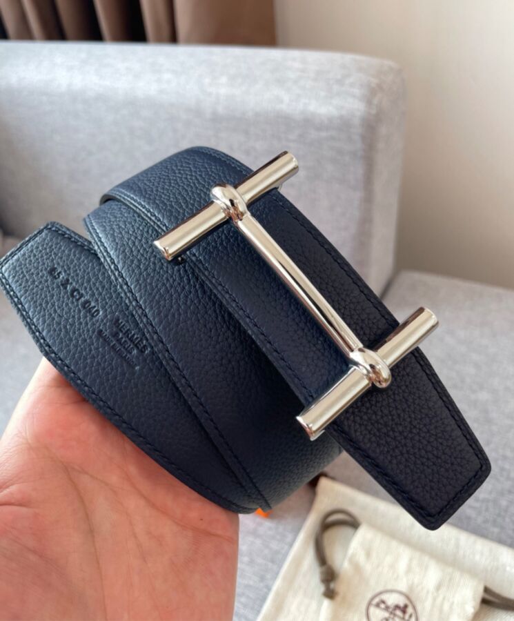 Her..mes H D’ancre Belt Buckle & Reversible Leather Strap 38mm