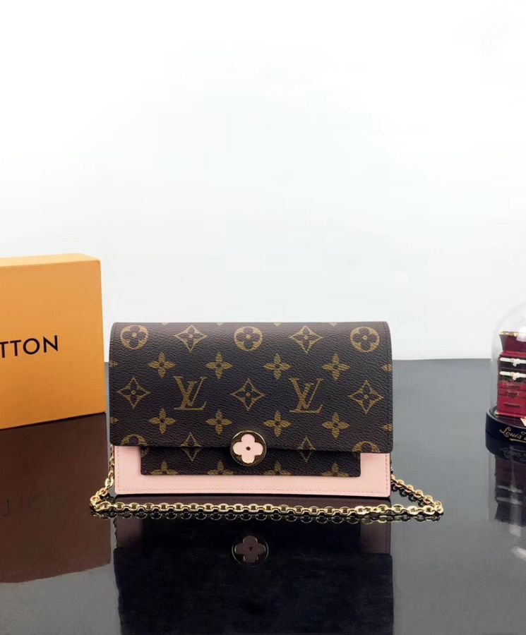 L.*V Flore Chain Wallet M67404 M67405