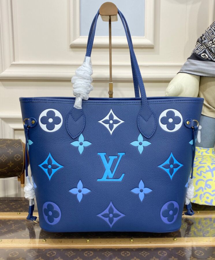 L.*V Neverfull MM M46514 Blue