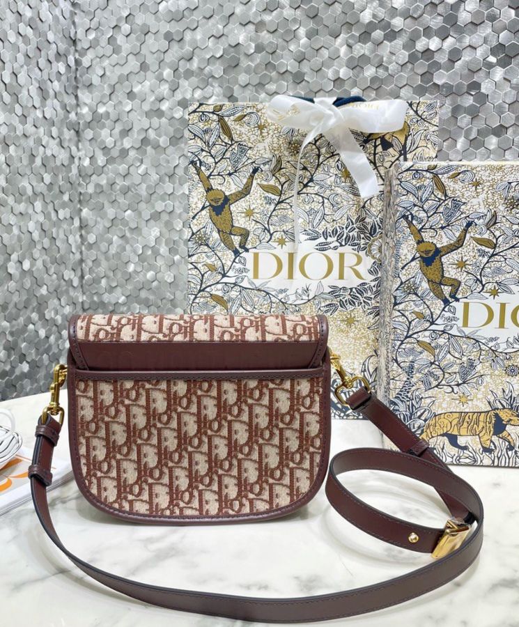 Di.ar Medium Di.ar, Di.ar Bobby Bag, Hobo Style Bag, Di.ar Oblique Jacquard, Military-Inspired Buckle