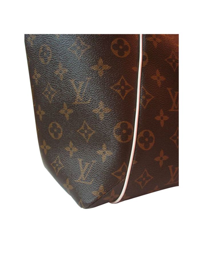 L.*V Monogram, Luxury Handbag, Batignolles M51263 Brown, Designer Accessories, High-Quality Canvas Bag