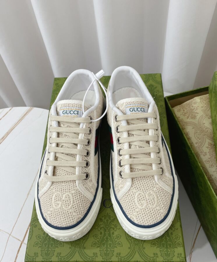 G.U.C.C Unisex Tennis 1977 Sneaker 742022 Cream