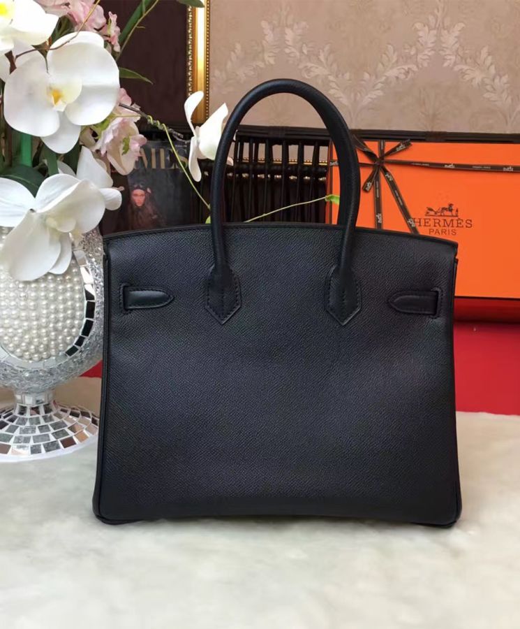 Her..mes Birkin 30 Epsom Leather Paon Phw