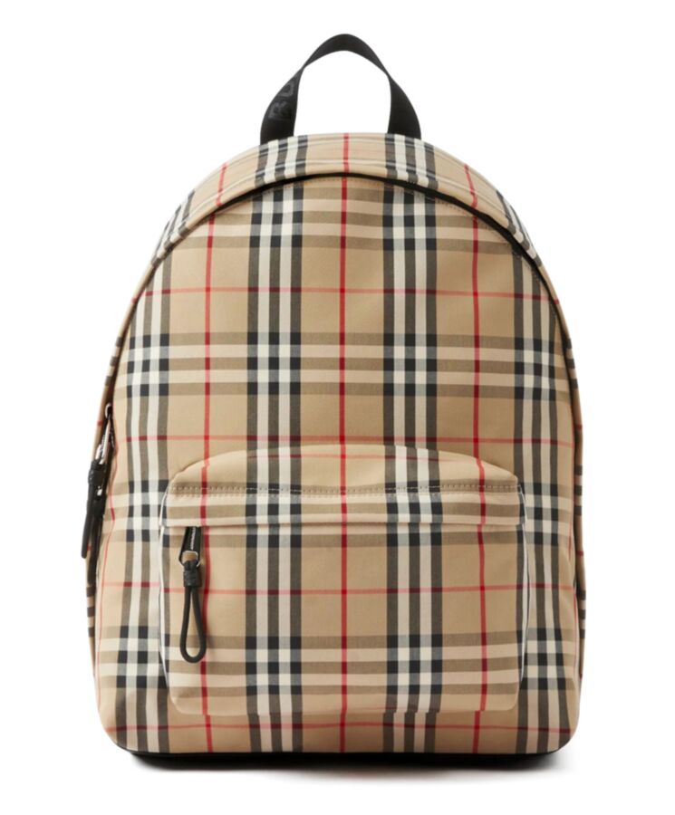 Bur.berri Check Backpack Apricot