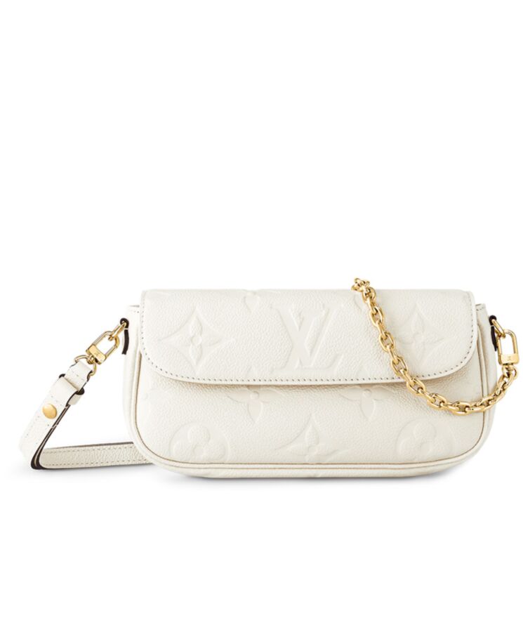 L.*V Wallet on Chain Ivy M82210 Cream