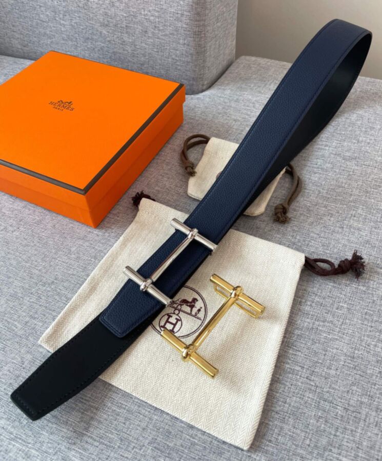 Her..mes H D’ancre Belt Buckle & Reversible Leather Strap 38mm