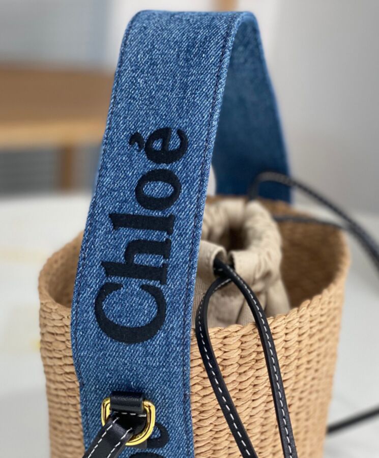 chl.oe Small Woody Basket Blue