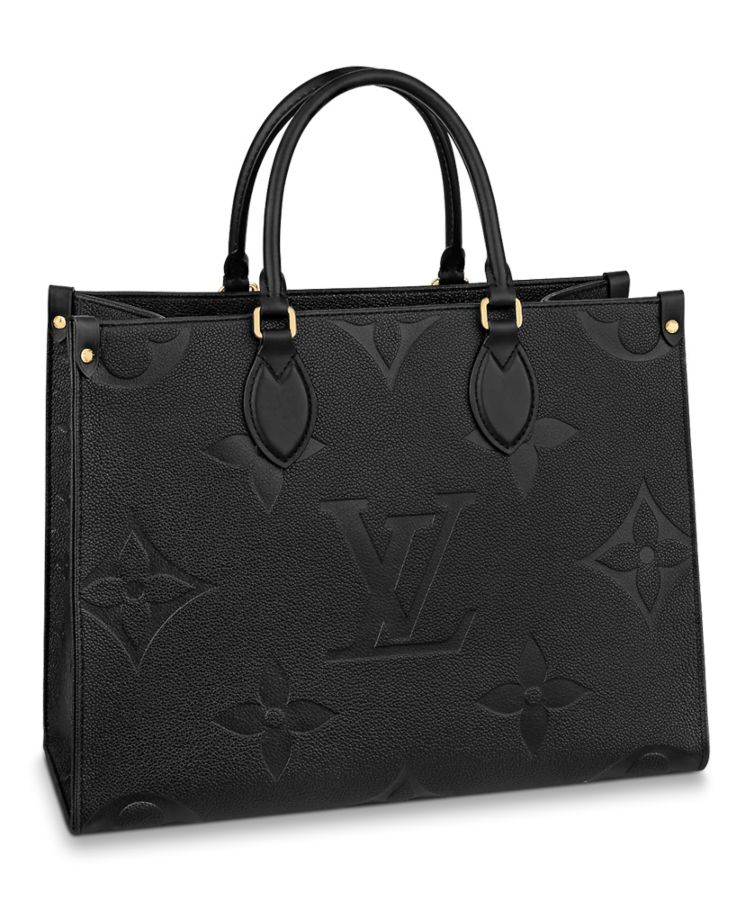 L.*V Onthego, Onthego MM M45595, Monogram Empreinte Leather, Luxury Tote Bag