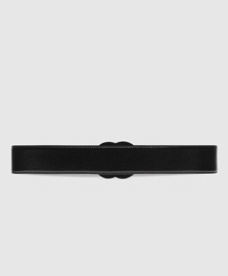 G.U.C.C GG Marmont, Wide Belt Black, Premium Cowhide Leather Belt