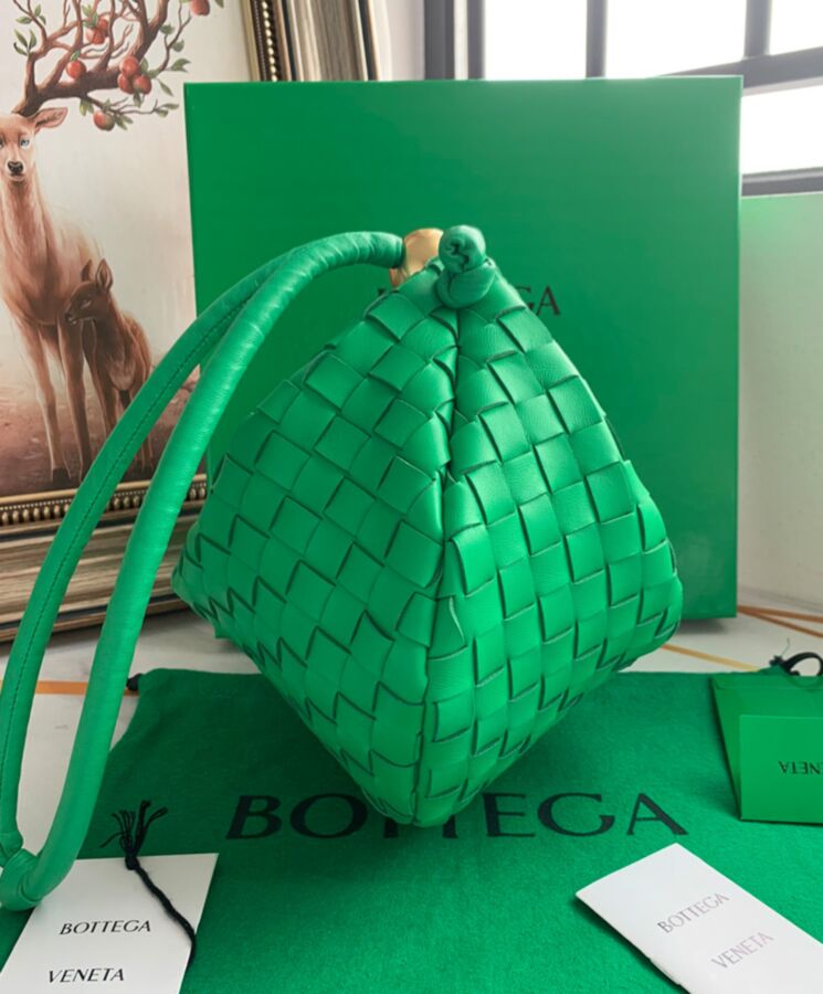 Bot.tega.Ven.eta Turn, imitation designer bags, leather pouch, intrecciato weave