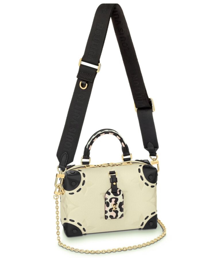 L.*V Petite Malle Ssouple Bag M58518 Cream