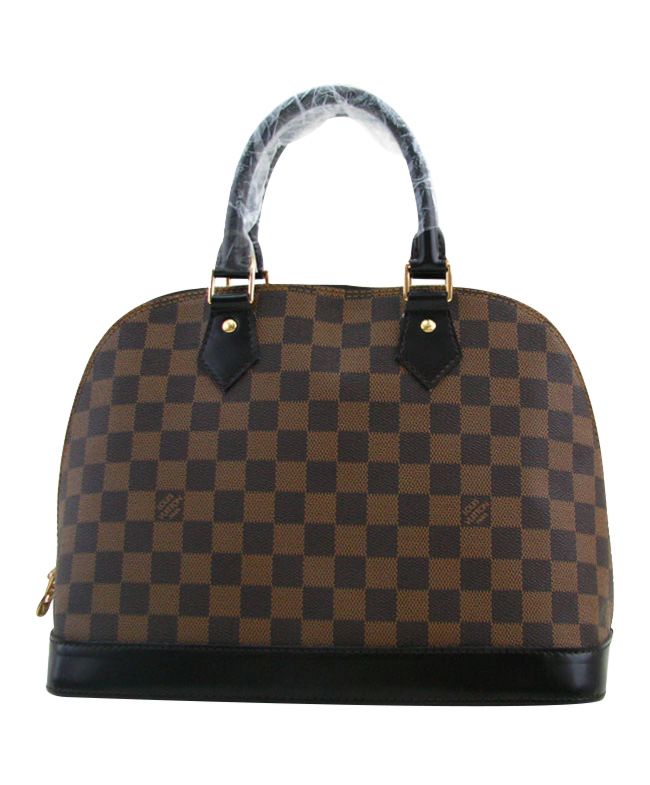 L.*V Damier, Luxury Handbag, Canvas Alma N53151 Brown