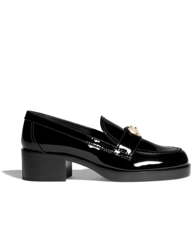 Cha.nel Women’s Loafers G39697 Black