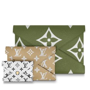 L.*V Pochette, Pochette Kirigami, Monogram canvas, Summer 2019 collection