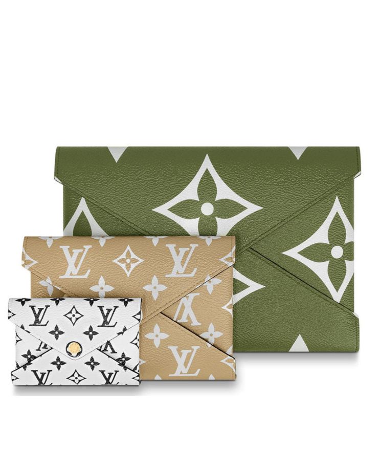 L.*V Pochette, Pochette Kirigami, Monogram canvas, Summer 2019 collection