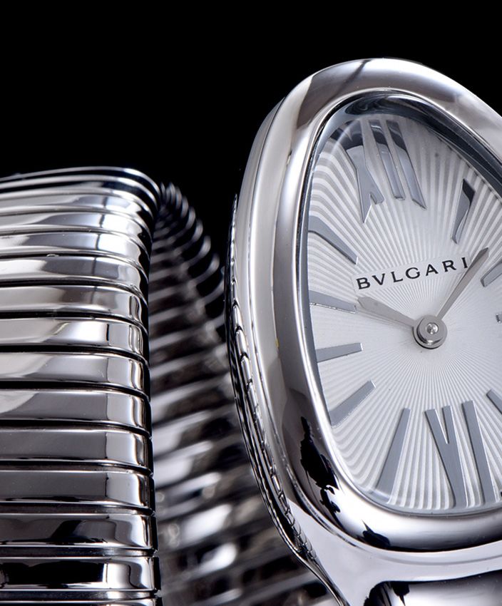 Bvl.gar sliver tone stainless steel automatic watch White