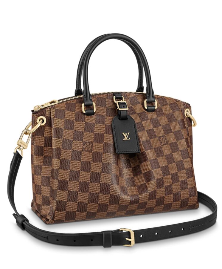 L.*V Odeon Tote PM N45282 Brown