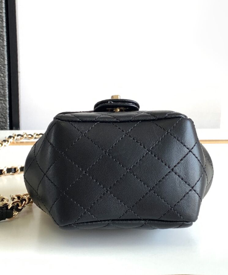 Cha.nel Small Clutch AS3053 Black