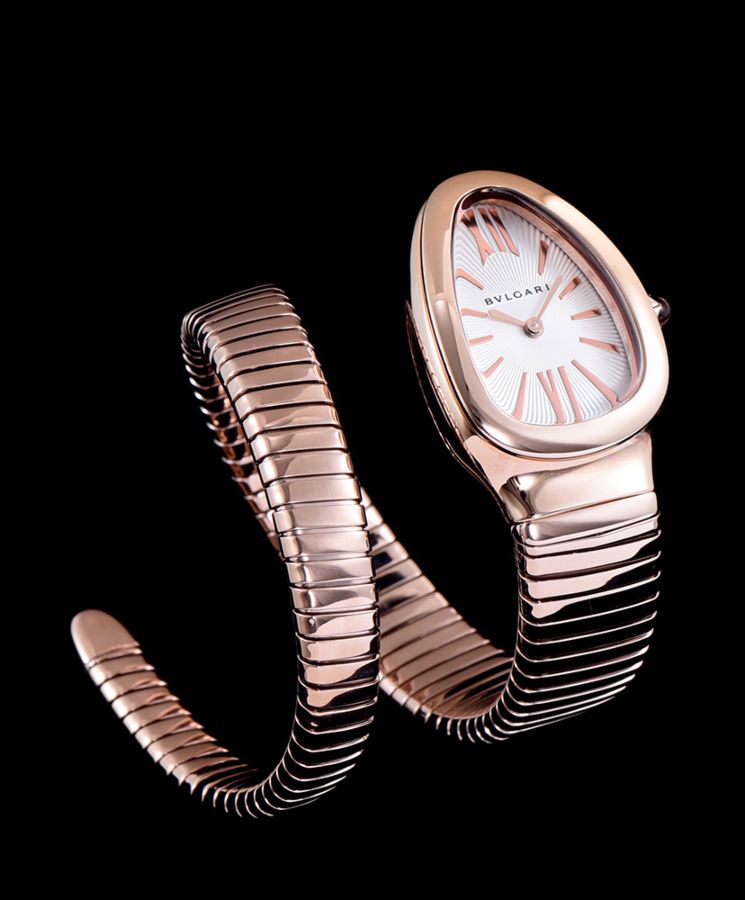 Bvl.gar rose-gold Automatic Watch for Women White