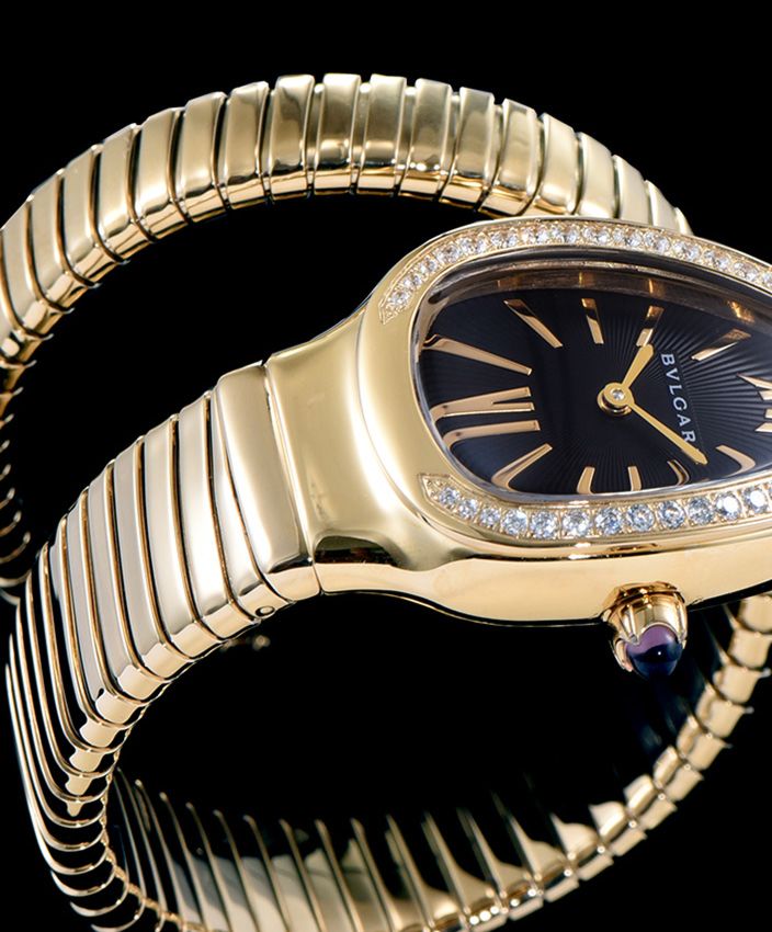 Bvl.gar 18ct gold, Diamond watch, Luxury timepiece, Gold watch, Bvl.gar watch