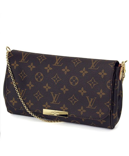 L.*V Monogram, Luxury Handbag, Monogram Favorite M40718 Brown