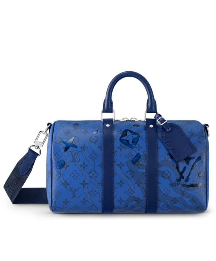 L.*V Keepall Bandouliere 35 M22573 Blue