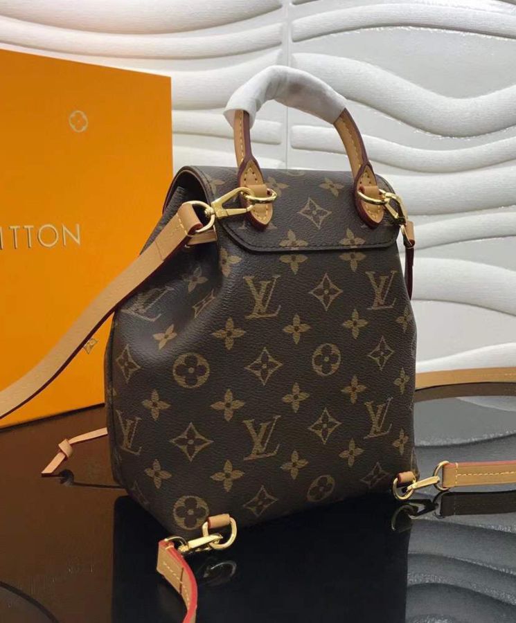 L.*V Montsouris, Monogram Canvas Backpack, Luxury Backpack, Winter 2020 Fashion, Designer Backpack