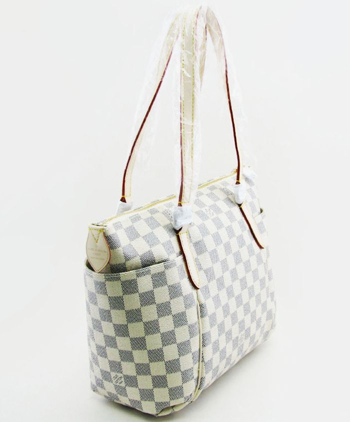 L.*V Damier Totally N51261 White