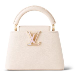 L.*V Capucines, L.*V Milky Way capsule, Valentine's Day handbag, Taurillon leather, Luxury handbag