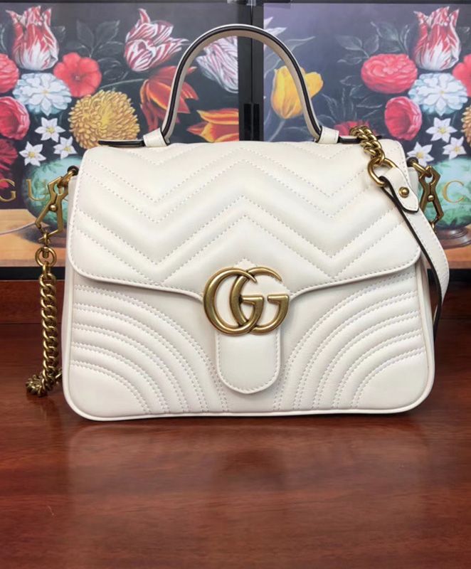 G.U.C.C GG Marmont small top handle bag 498110