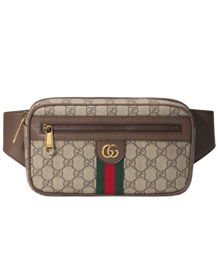 G.U.C.C Ophidia GG belt bag 574796 Dark Coffee