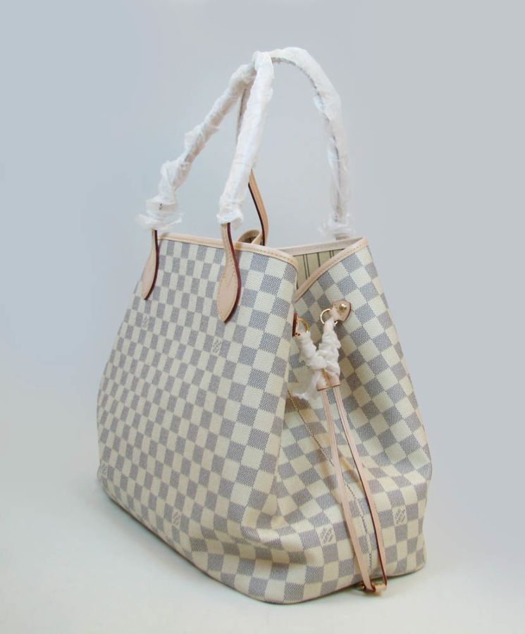 L.*V Damier Bag N51108 White