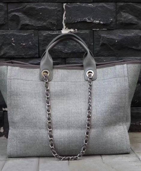 Cha.nel Shopping Bag A66941 Gray