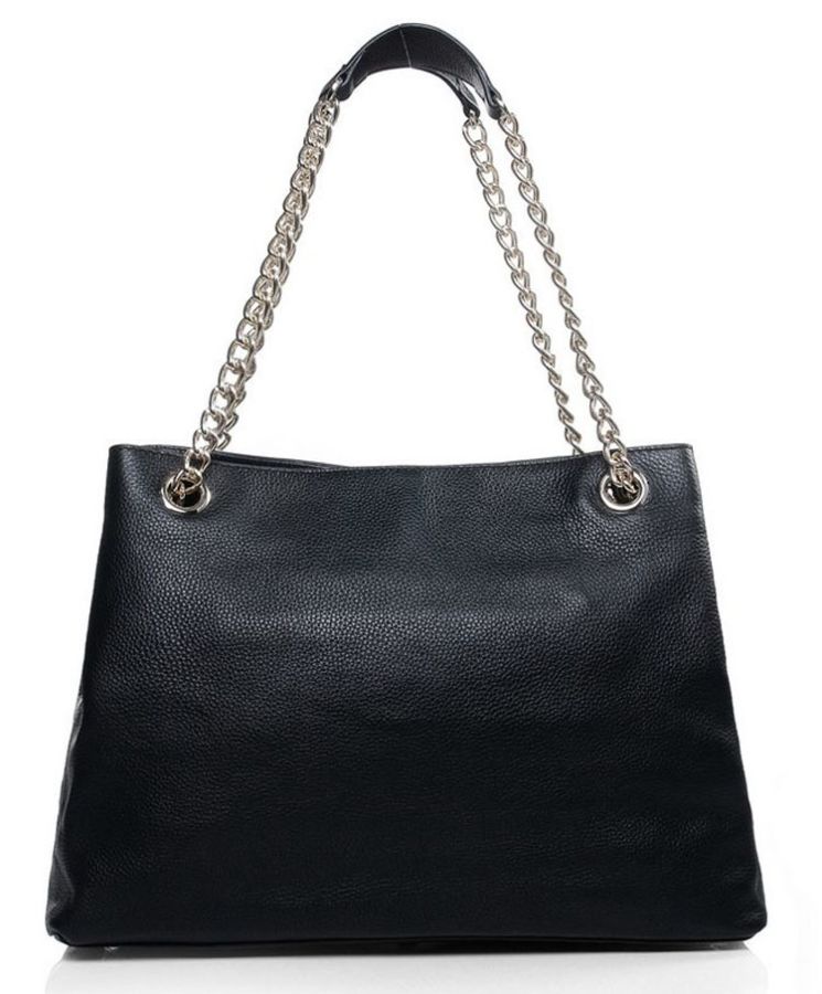 G.U.C.C Soho Leather Tote 308982 Black