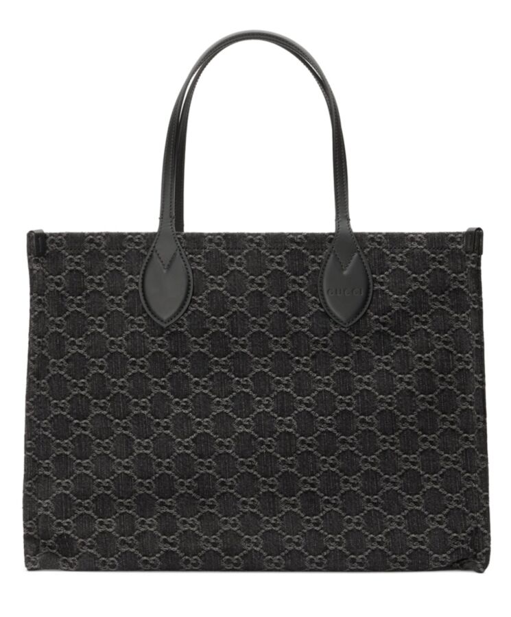 G.U.C.C Ophidia GG Large Tote Bag 772184 Black