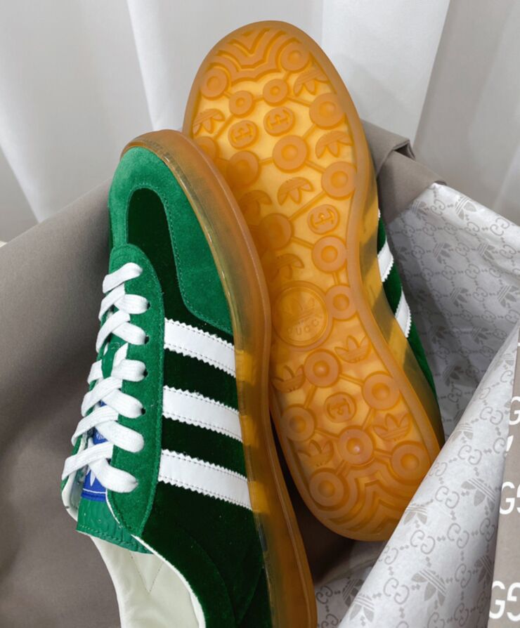 G.U.C.C x Adi.da.c Unisex Gazelle Sneaker Green