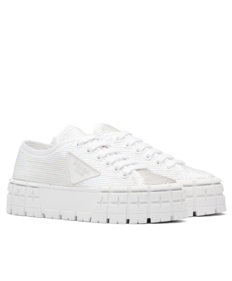 Pra.-da Women’s Double Wheel Sequin Sneakers