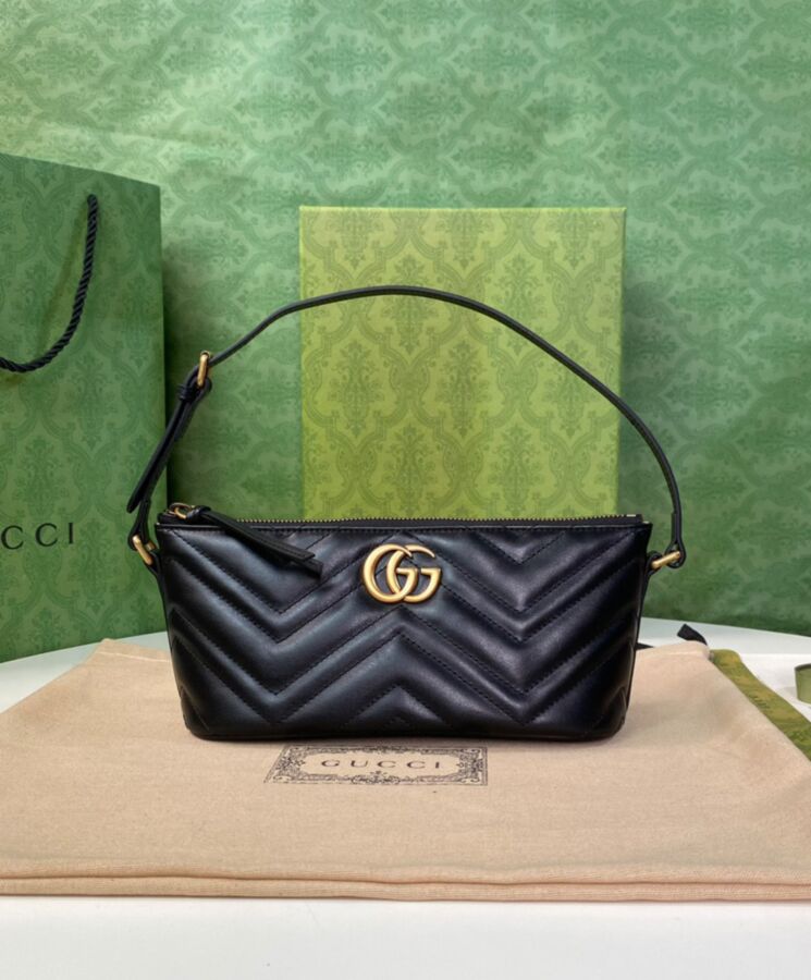 G.U.C.C GG Marmont Shoulder Bag 739166 Black