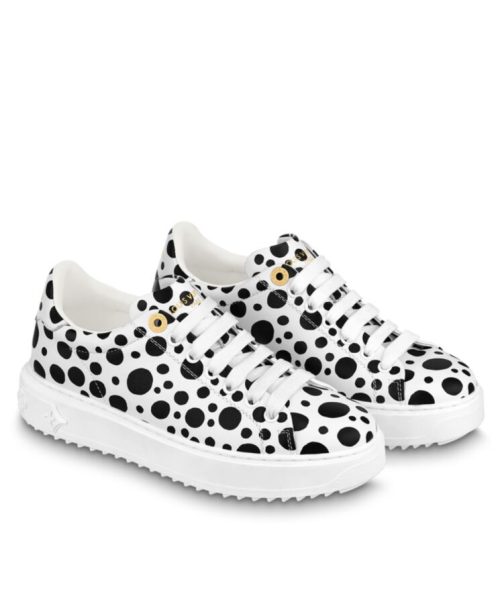 L.*V Women's, L.*V x YK Time Out Sneaker, L.*V x Yayoi Kusama collection, Infinity Dots, Monogram Flowers.