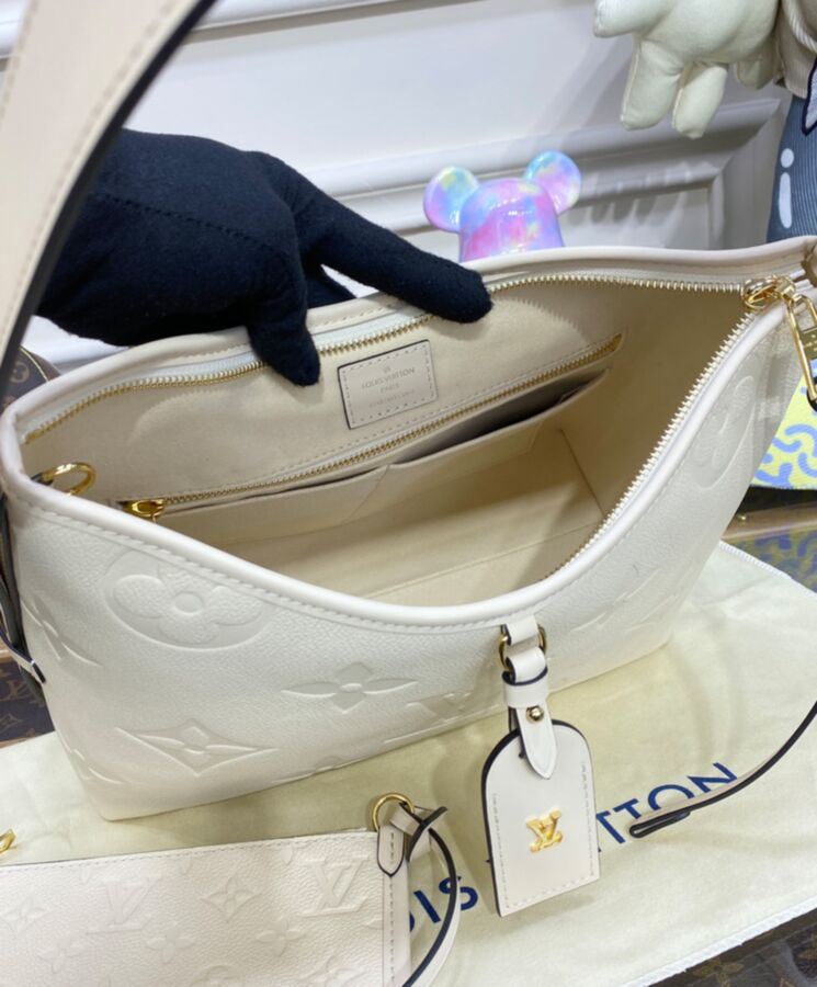 L.*V Carryall, Monogram Empreinte, Shoulder Bag, Luxury handbag, Daily Wear, Adjustable Strap Bag