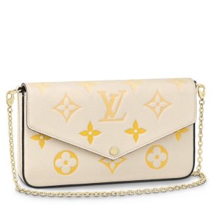 L.*V Felicie, Pochette M80498, Monogram Empreinte Leather, Summer 2021 Collection, Luxury Leather Goods