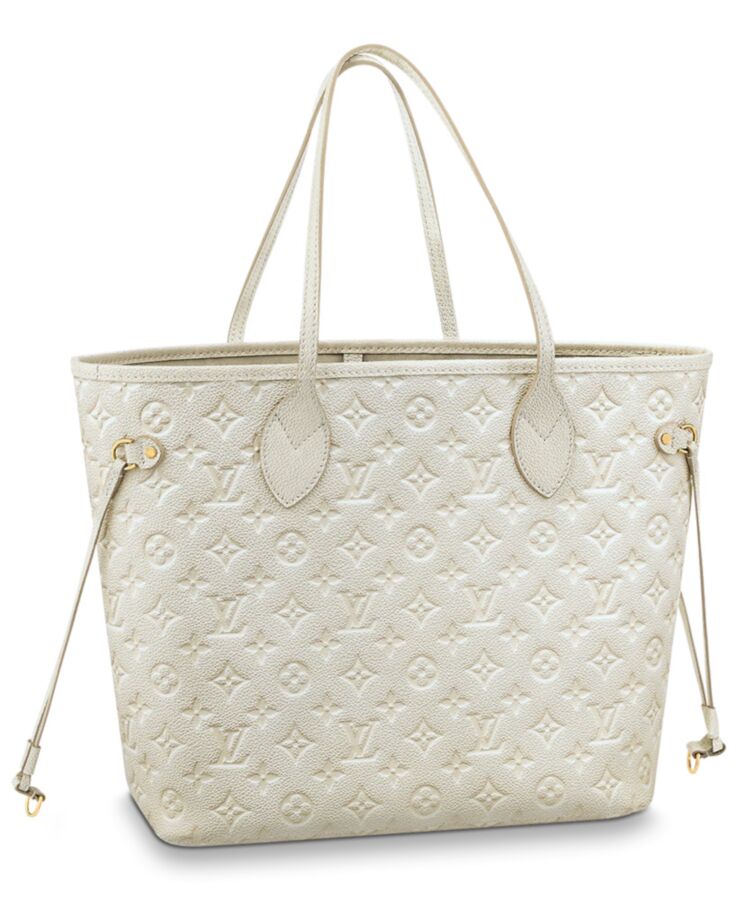 L.*V Neverfull MM M46231 Cream